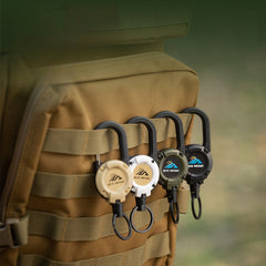 Outdoor Camping Keychain Retractable Anti-lost Buckle