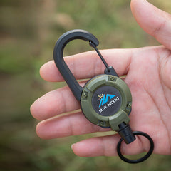 Outdoor Camping Keychain Retractable Anti-lost Buckle