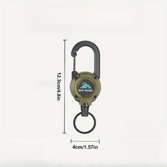Outdoor Camping Keychain Retractable Anti-lost Buckle