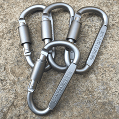 1pc 4pcs Aluminum Mountaineering Buckle Quick Hanging Buckle