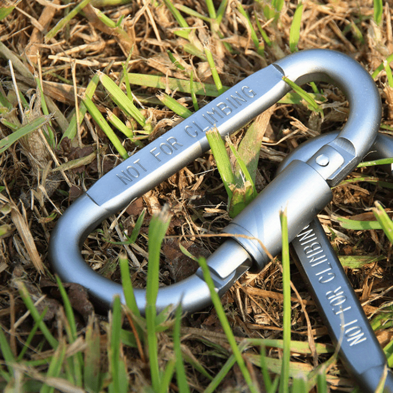 1pc 4pcs Aluminum Mountaineering Buckle Quick Hanging Buckle