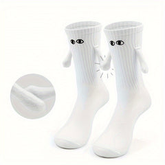 Men's Unisex Holding Hands Crew Socks Novelty Comfy Casual Style Winter & Autumn