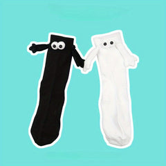 Men's Unisex Holding Hands Crew Socks Novelty Comfy Casual Style Winter & Autumn