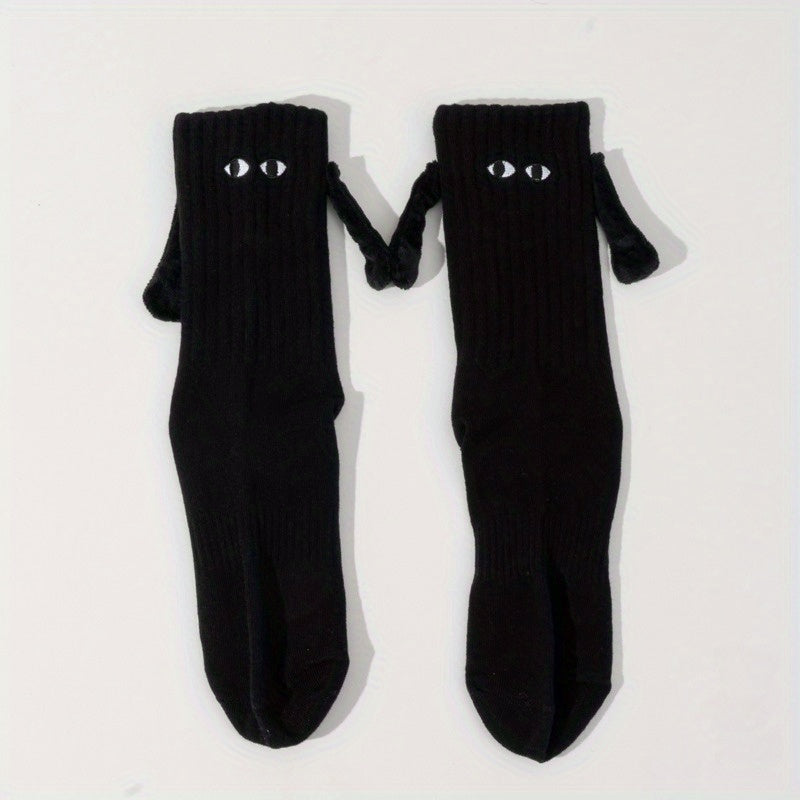 Men's Unisex Holding Hands Crew Socks Novelty Comfy Casual Style Winter & Autumn