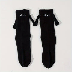 Men's Unisex Holding Hands Crew Socks Novelty Comfy Casual Style Winter & Autumn