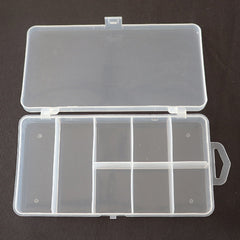 PVC Fishing Tackle Box 3 4 5 8 Compartments Hooks Lures Baits Portable Organizer