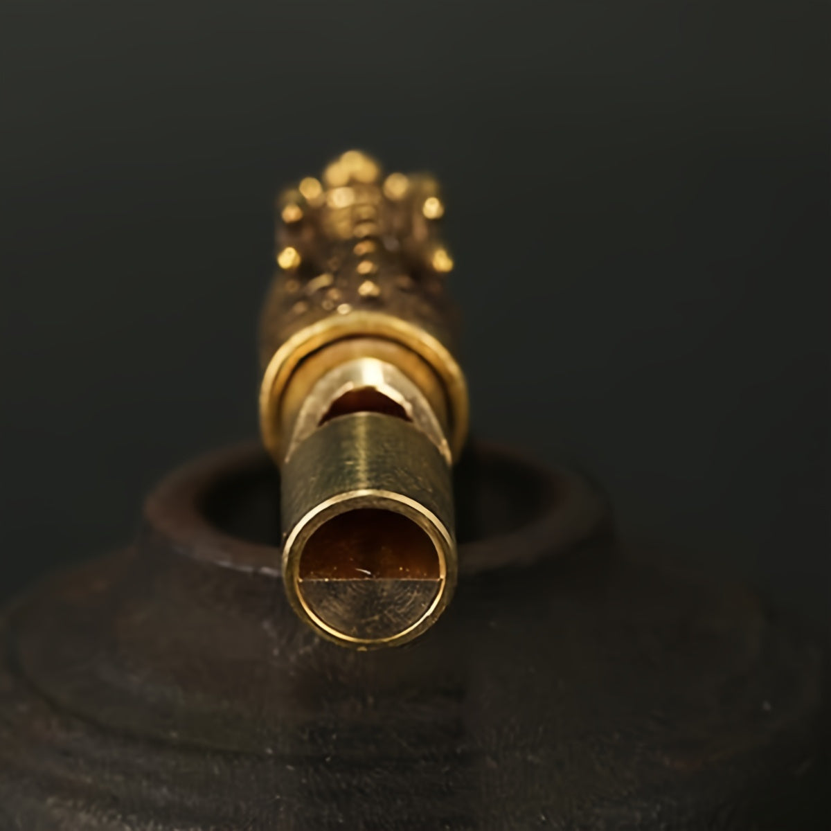 Brass Whistle Faucet Keychain Pendant for Survival