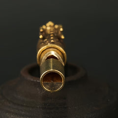 Brass Whistle Faucet Keychain Pendant for Survival