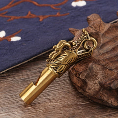 Brass Whistle Faucet Keychain Pendant for Survival