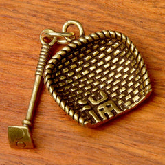 Creative Dustpan Rake Plow Keychain Pendant Retro Key Bag Pendant Men Women