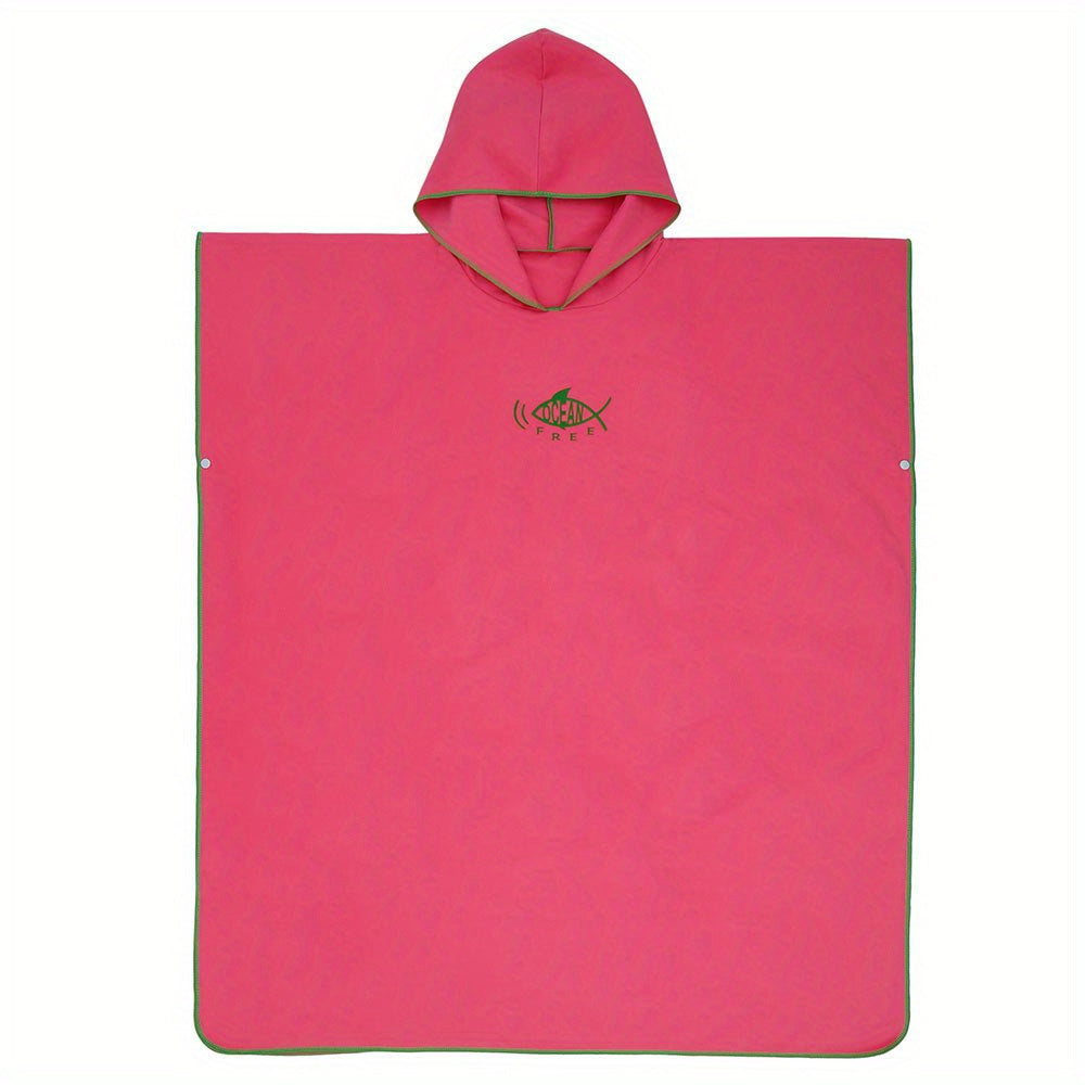 Surf Beach Towel Poncho Changing Robe Quick Dry Microfibres Toweling