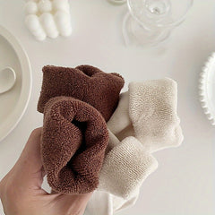 Teenager's Thermal Crew Socks Plus Velvet Warm Comfort Unisex Socks