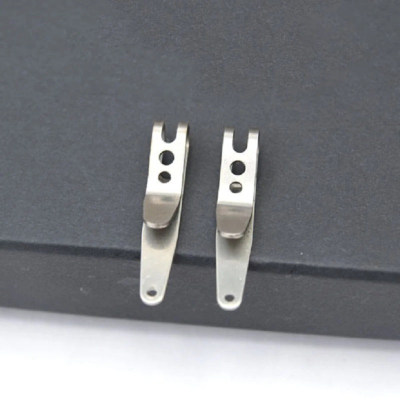 5pcs Stainless Steel Bag Belt Clip Outdoor Camping Hiking