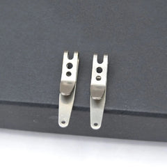 5pcs Stainless Steel Bag Belt Clip Outdoor Camping Hiking