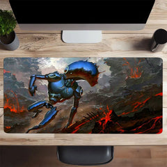 Large Anime Game Mouse Pad - Desktop Game Mat for Christmas Multiplayer Party