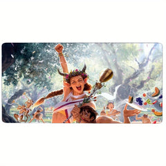 Large Anime Game Mouse Pad - Desktop Game Mat for Christmas Multiplayer Party