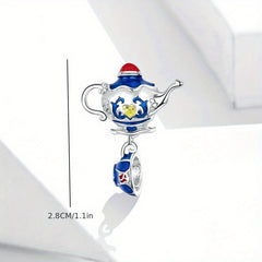 Magic Teapot Keychain Pendant Dangle Bead for Car Keys Backpacks Wall