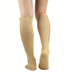 Men's Compression Socks Zipper Breathable for Sport