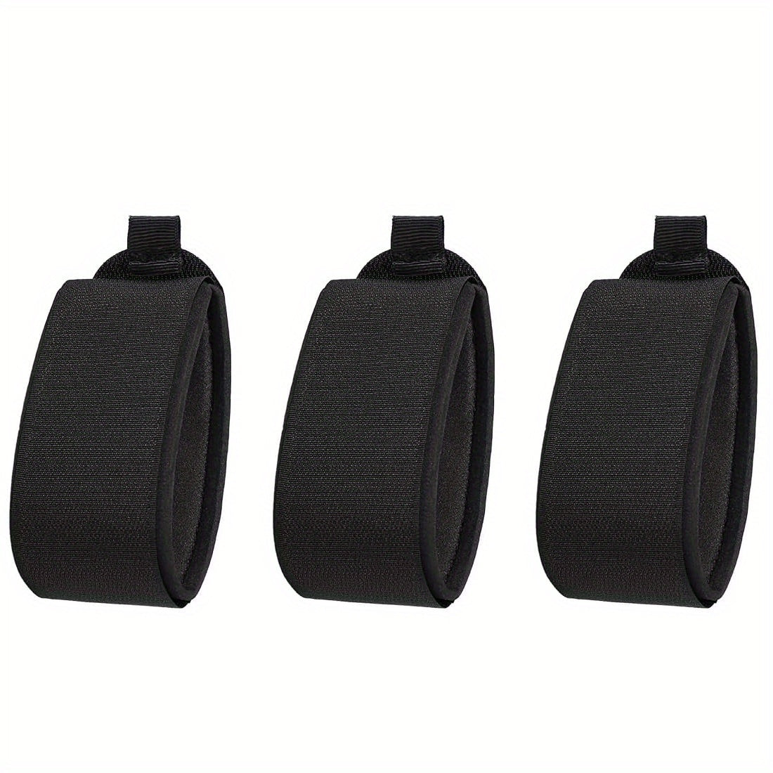 3pcs Ski Fastener Straps with Protector Pads - Ski Wraps for Winter Sports
