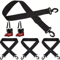 Adjustable Ski Boot Carrier Straps Shoulder Sling Winter Sport Accessories