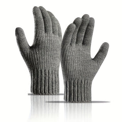Alpaca Knit & Velvet Touch Screen Gloves for Winter Warmth