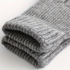 Alpaca Knit & Velvet Touch Screen Gloves for Winter Warmth