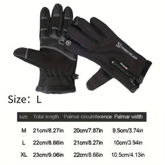 Winter Warm Gloves Touch Screen Driving Gloves Windproof Anti Slip Sports Gloves