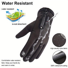 Winter Warm Gloves Touch Screen Driving Gloves Windproof Anti Slip Sports Gloves