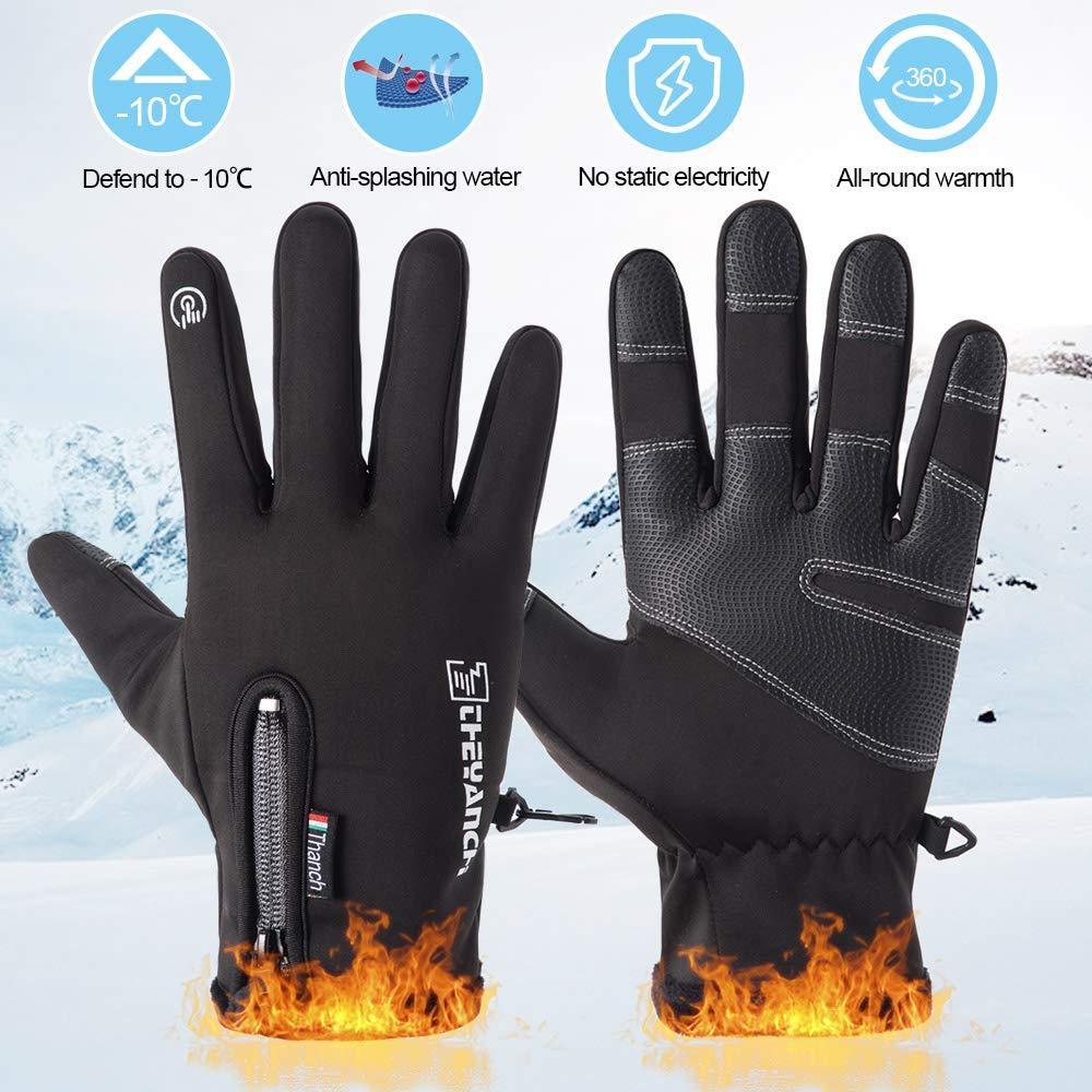 Winter Warm Gloves Touch Screen Driving Gloves Windproof Anti Slip Sports Gloves