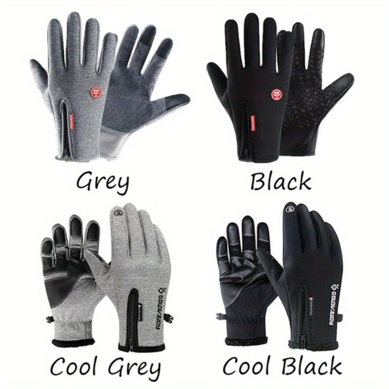 Winter Warm Windproof Waterproof Touch Screen Sports Gloves
