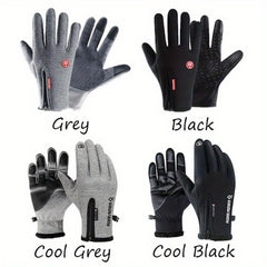 Winter Warm Windproof Waterproof Touch Screen Sports Gloves