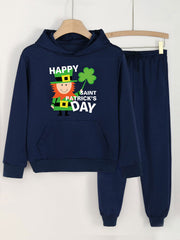 Girls Saint Patrick's Long Sleeve Hoodie & Jogger Set
