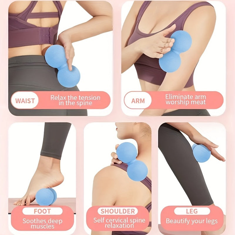 Solid Single Double Fascia Ball for Muscle Relaxation