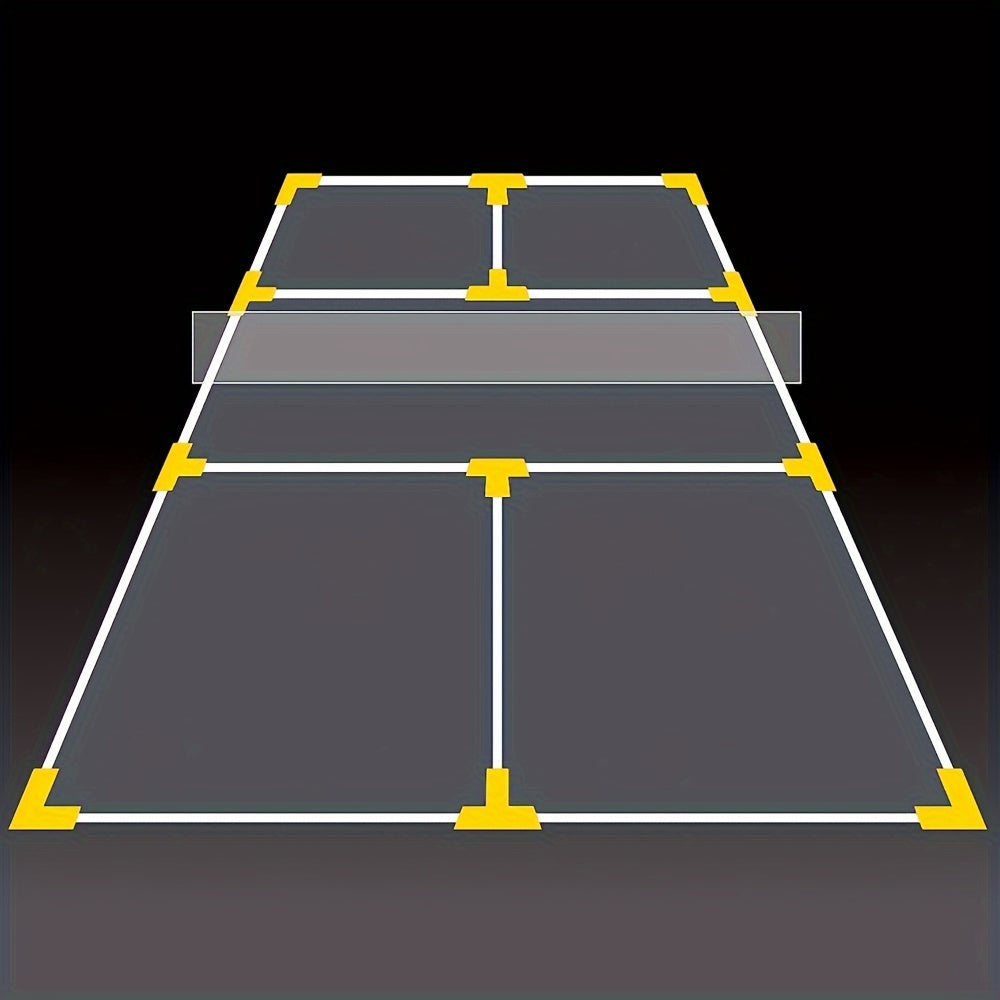 Portable Pickleball Tennis Court Marker Kit for Outdoor Training