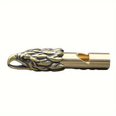 Brass Eagle Whistle Keychain - Outdoor Sports Emergency