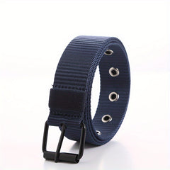 Men's Denim Pants Belt - Breathable Hollow Design