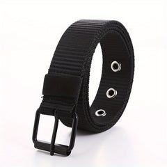 Men's Denim Pants Belt - Breathable Hollow Design