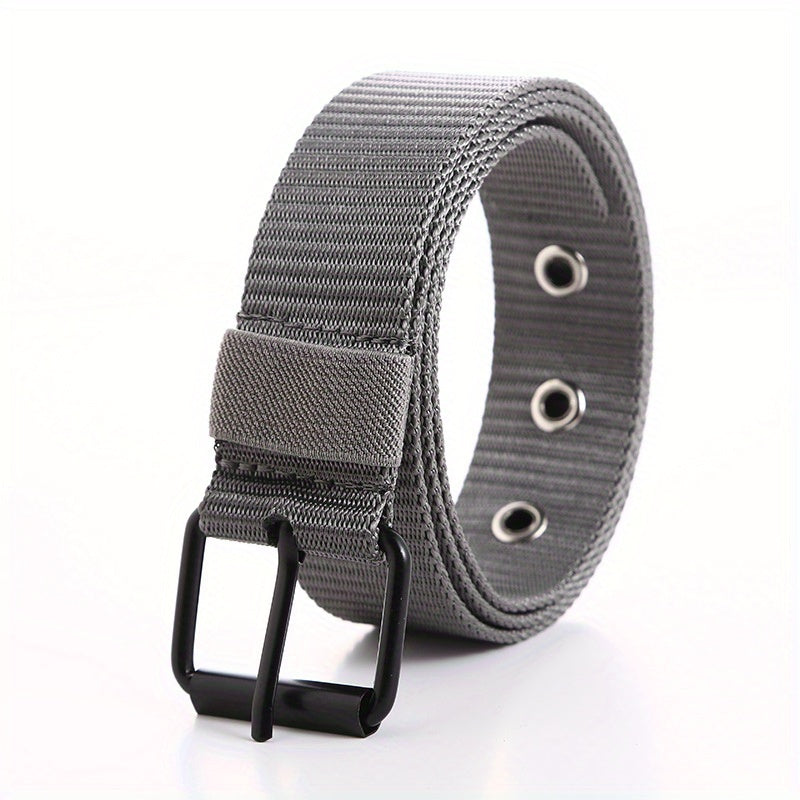 Men's Denim Pants Belt - Breathable Hollow Design