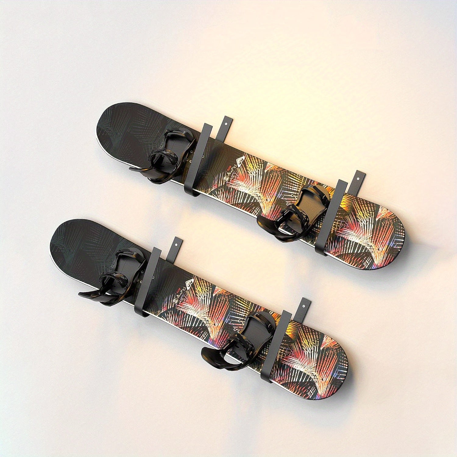 Snowboard Display Rack Wall Mounted Carbon Steel Universal Snowboard Rack