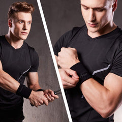 Wristband for Fitness Sports with Zipper Pouch