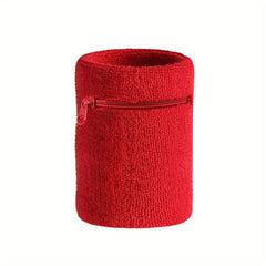 Wristband for Fitness Sports with Zipper Pouch
