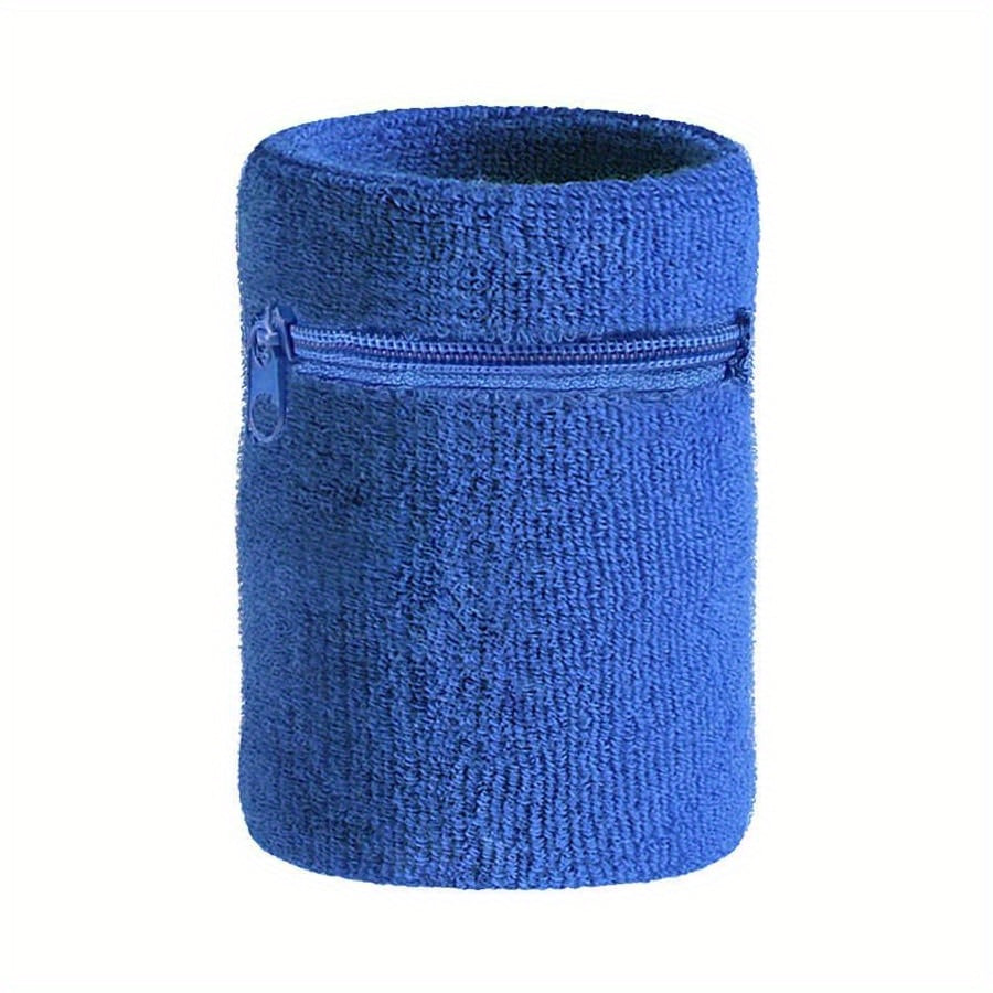 Wristband for Fitness Sports with Zipper Pouch