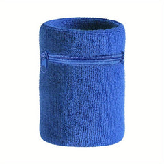 Wristband for Fitness Sports with Zipper Pouch