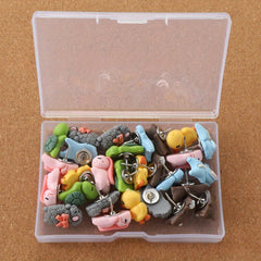Resin Party Animal Thumbtack Tack Press Nail Corkboard Decor