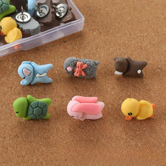 Resin Party Animal Thumbtack Tack Press Nail Corkboard Decor