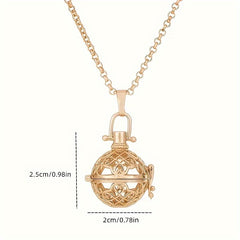Retro Chime Bell Keychain Necklace Creative Keychain Decoration Gift