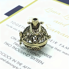Retro Chime Bell Keychain Necklace Creative Keychain Decoration Gift