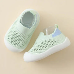 Casual Slip On Woven Shoes Baby Boys Breathable Non Slip Sneakers