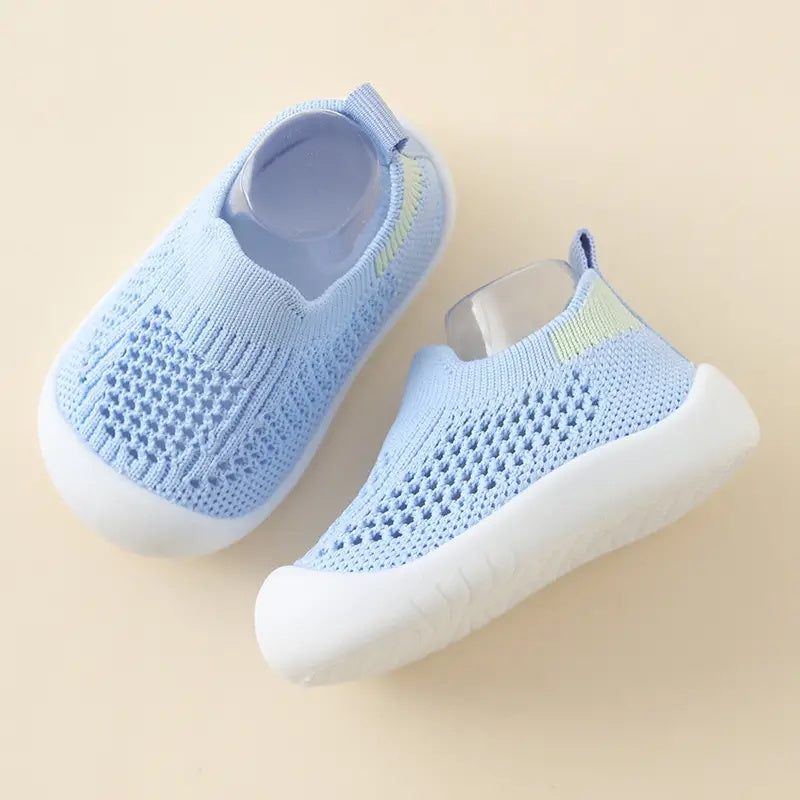 Casual Slip On Woven Shoes Baby Boys Breathable Non Slip Sneakers
