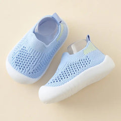 Casual Slip On Woven Shoes Baby Boys Breathable Non Slip Sneakers